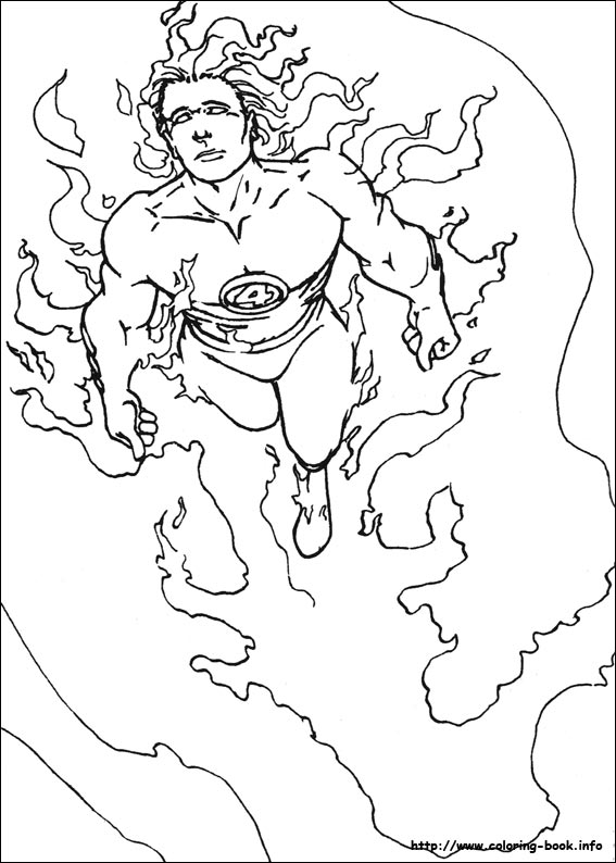 Fantastic Four coloring picture